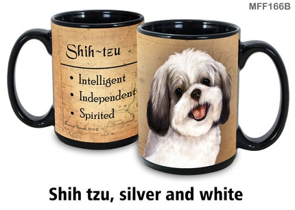 Shih Tzu Silver/White Mug Coffee Cup