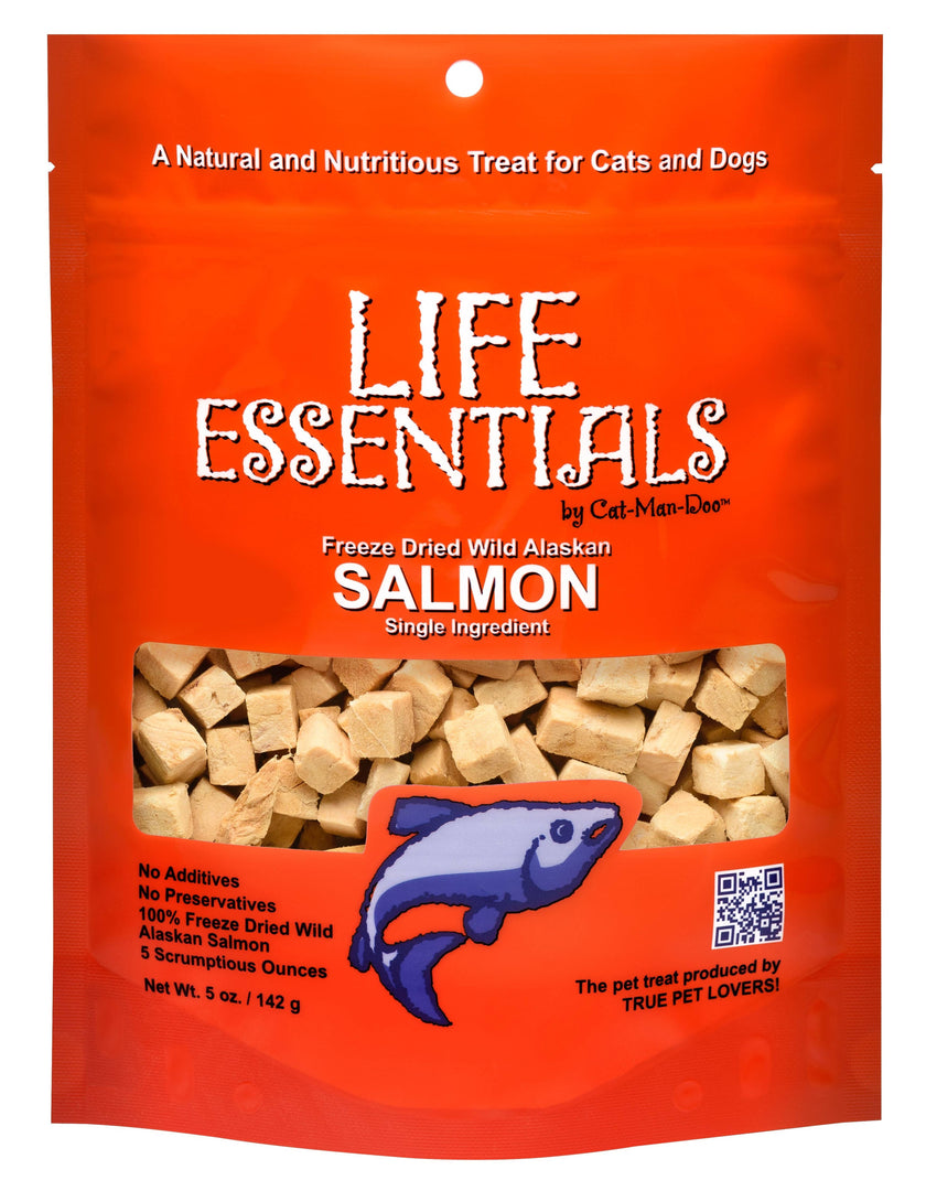 Life Essentials by Cat-Man-Doo Freeze Dried Wild Alaskan Salmon - 5oz