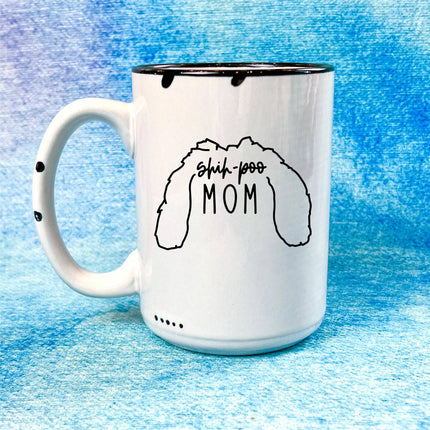 Shih Poo Mom | Distressed Mug Collection