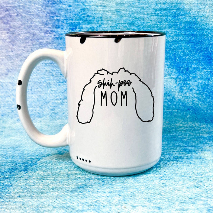 Shih Poo Mom | Distressed Mug Collection