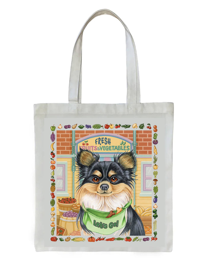 Chihuahua Longhair Black -   Dog Breed Tote Bag