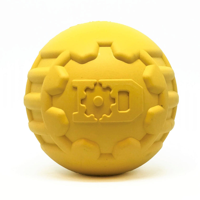 SP ID Ball - Chew Toy - Retrieving Toy - Large - Yellow