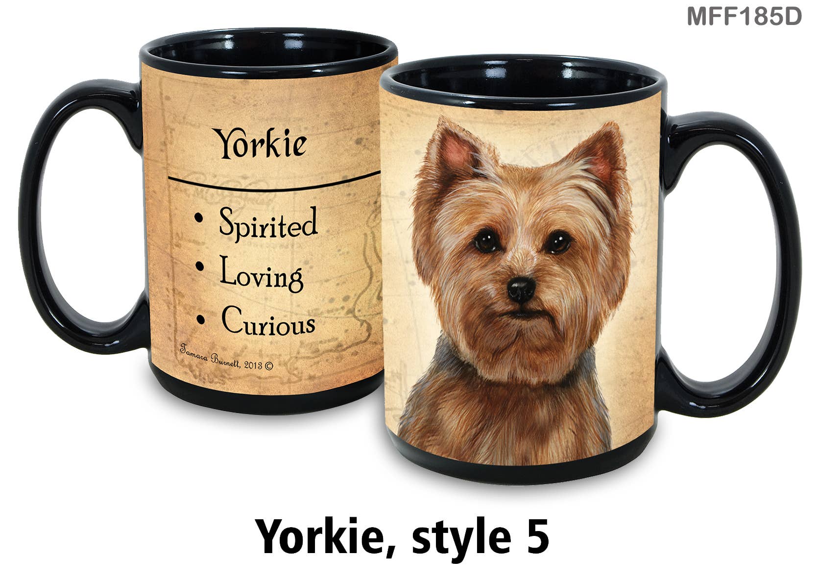 Yorkie Light Puppy Cut Coffee Mug Cup