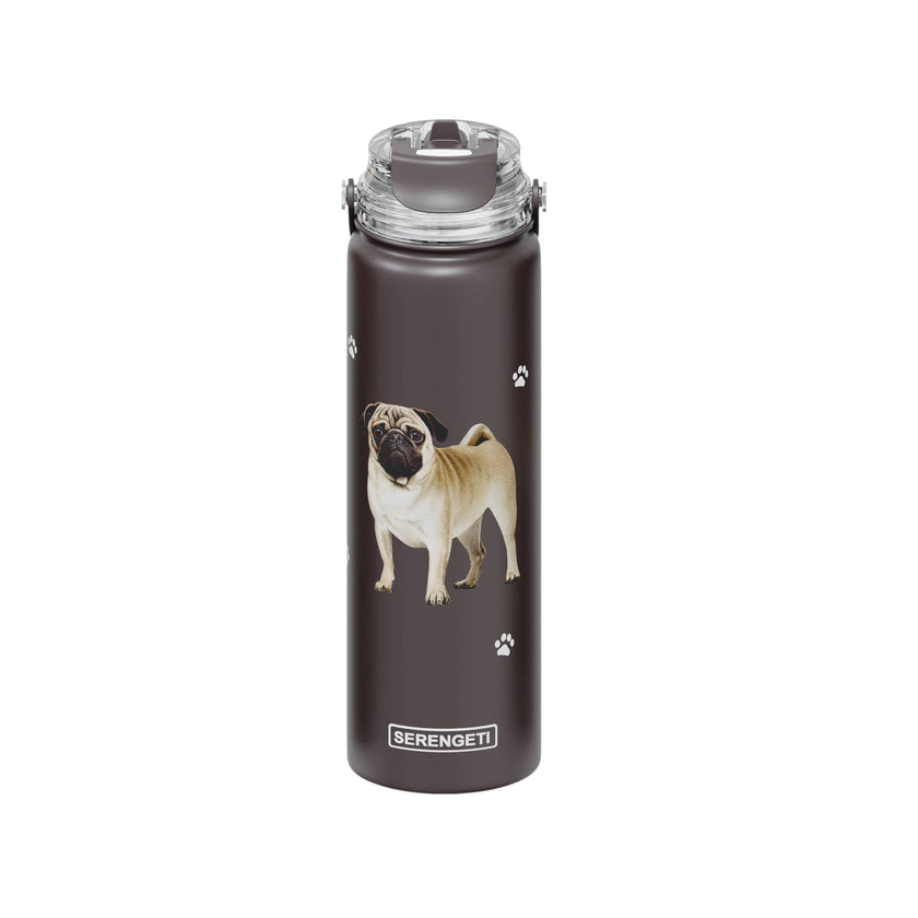 *Pug Stainless Steel Water Bottle 24 Oz. Serengeti