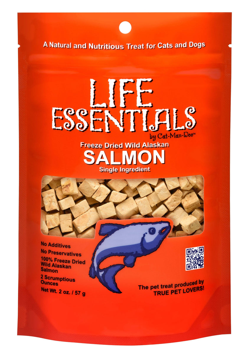 Life Essentials by Cat-Man-Doo Freeze Dried Wild Alaskan Salmon - 2oz
