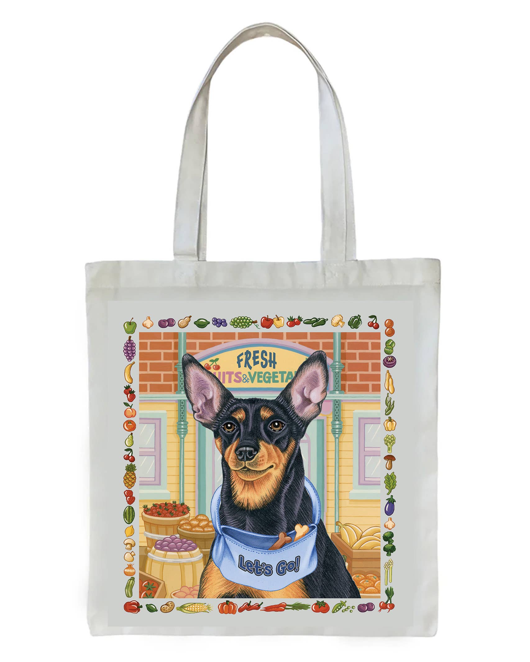 Miniature Pinscher -   Dog Breed Tote Bag