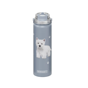 Westie Stainless Steel Water Bottle 24 Oz. Serengeti