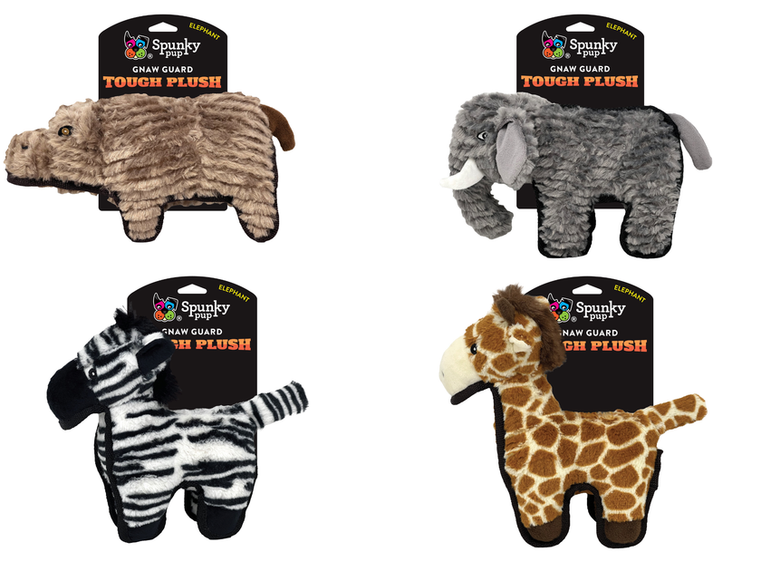 Tough Plush - Durable 3 Layer, Double stitched, Squeaky Toy