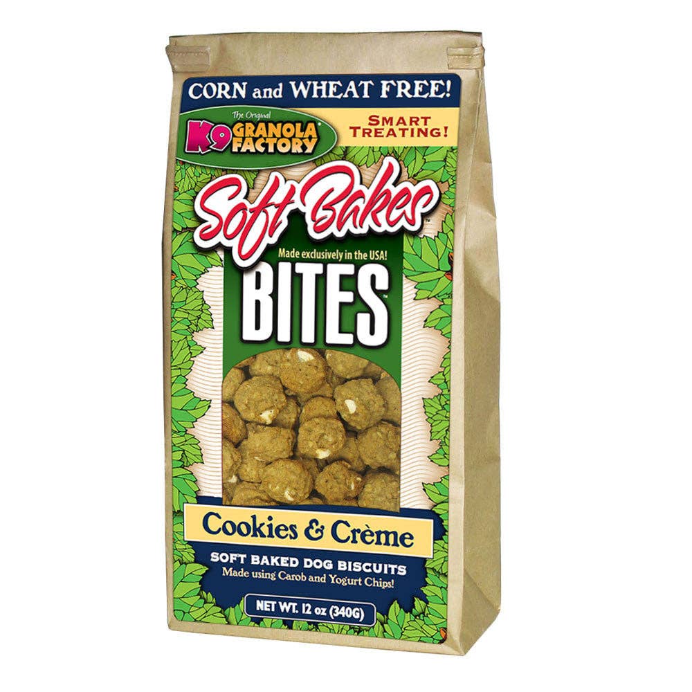 Soft Bakes Bites, Cookies & Creme Recipe Dog Treats, 12oz