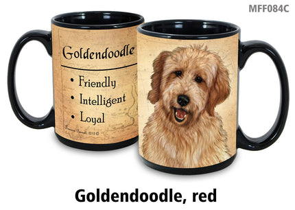 Goldendoodle Red Mug Coffee Cup