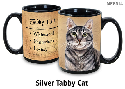 Cat Silver Tabby Mug Coffee Cup