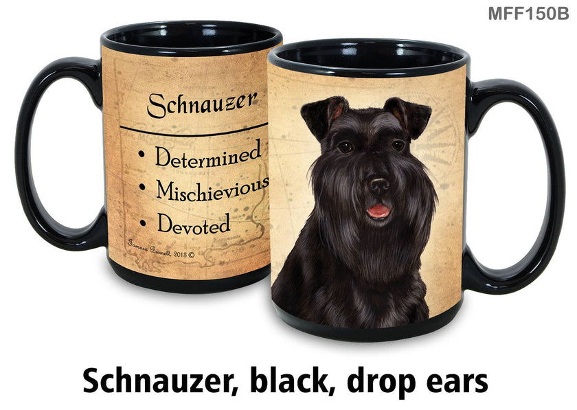 Schnauzer Black Mug Coffee Cup