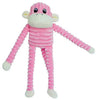 ZippyPaws Spencer Crinkle Monkey Pink Small