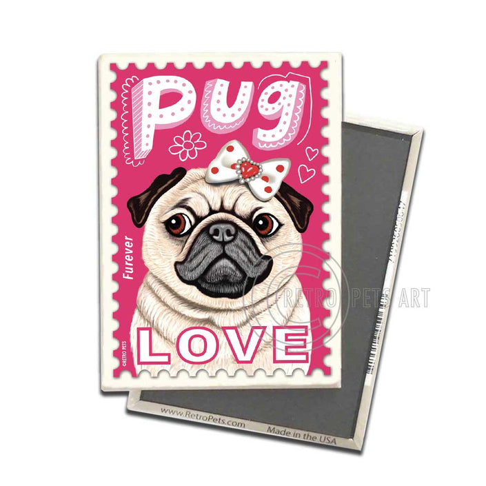 Pug LOVE Magnet