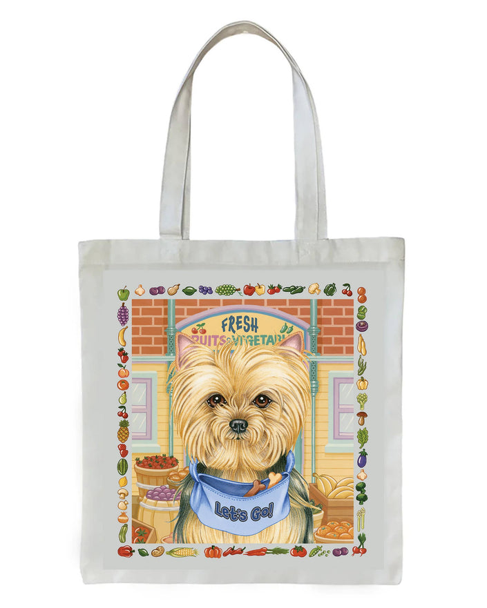 Yorkie Puppy Cut -   Dog Breed Tote Bag