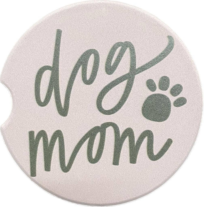 Dog mom Car Coaster