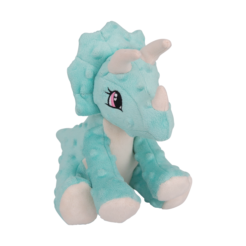 Talia the Triceratops Dog Toy