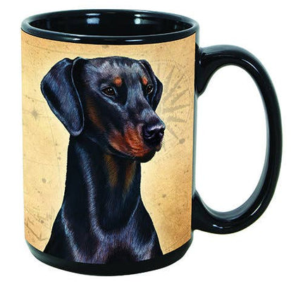 Doberman Black/Tan Mug Coffee Cup