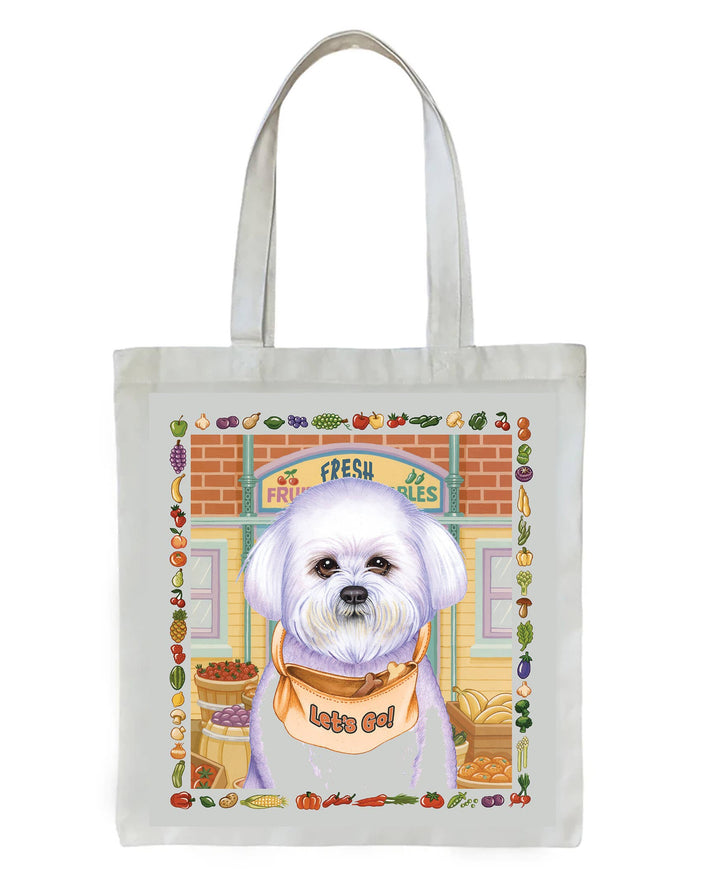 Bichon Frise -   Dog Breed Tote Bag