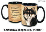 Chihuahua Long Hair Tri Mug Coffee Cup