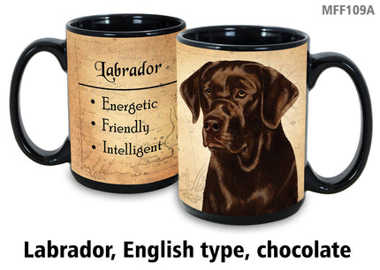 Labrador Chocolate English Mug Coffee Cup