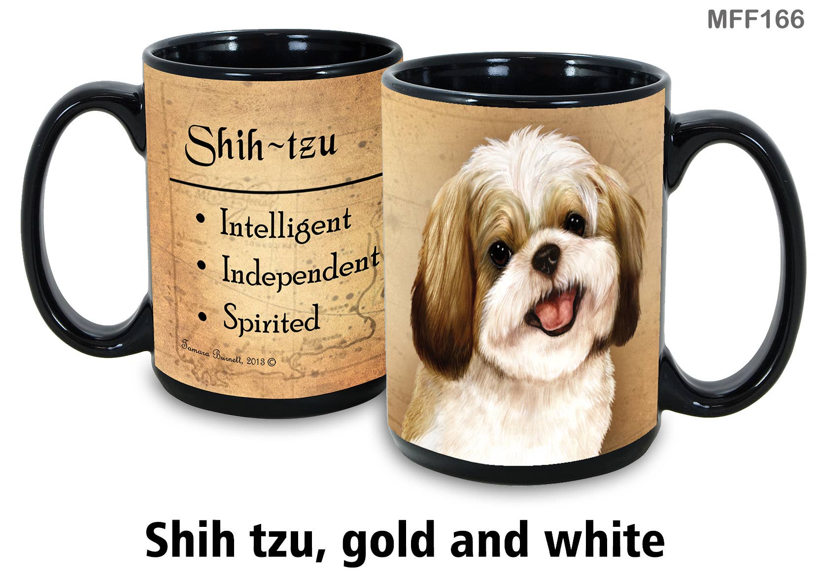 Shih Tzu Gold/White Mug Coffee Cup