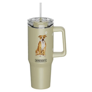 Pit Bull 40 oz Tumbler with Handle and Straw Lid