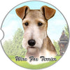 Wire Fox Terrier Car Coaster