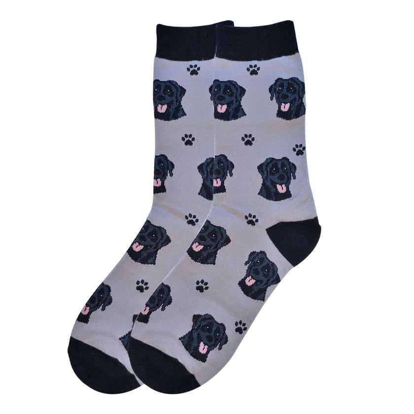 Labrador Black Dog Socks Unisex