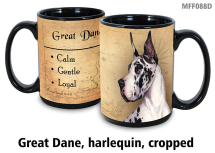 Great Dane Harlequin Cropped Mug Coffee Cup