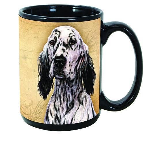 English Setter Black/White Mug Coffee Cup