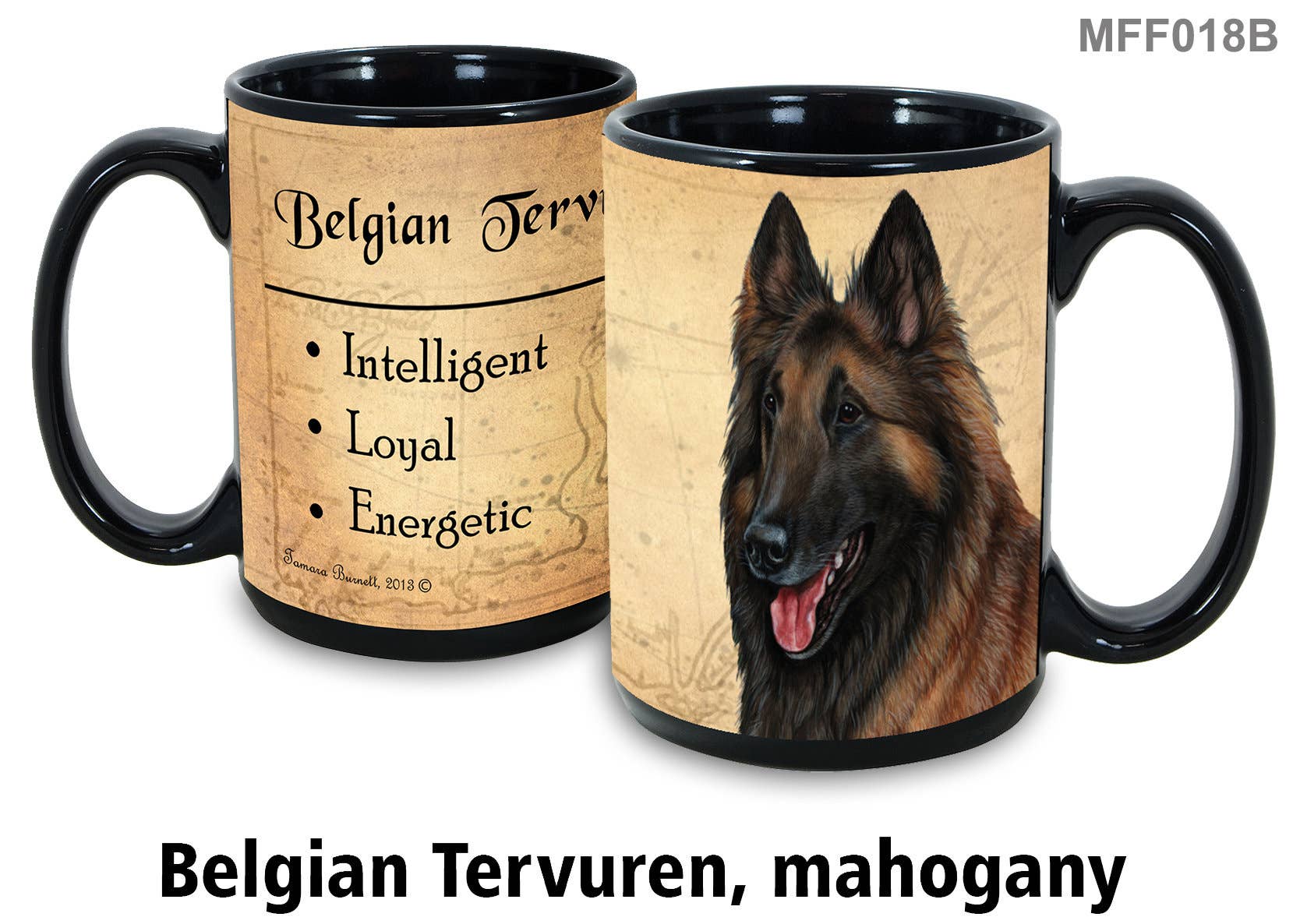 Belgian Tervuren Mahogany Mug Coffee Cup