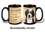 Bernedoodle Tri Mug Coffee Cup