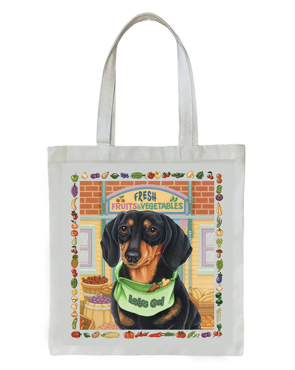 Dachshund Black/Tan  -   Dog Breed Tote Bag