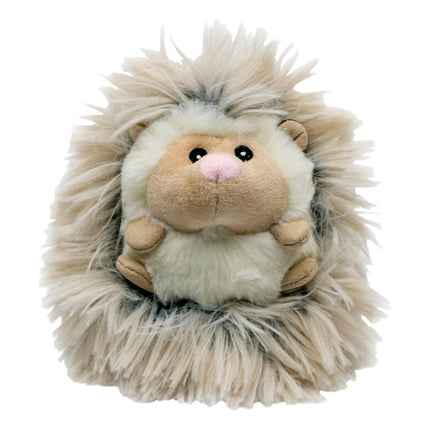 Real Feel Fluffy Baby Hedgehog with Squeaker Dog Toy - 5