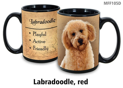 Labradoodle Red Mug Coffee Cup