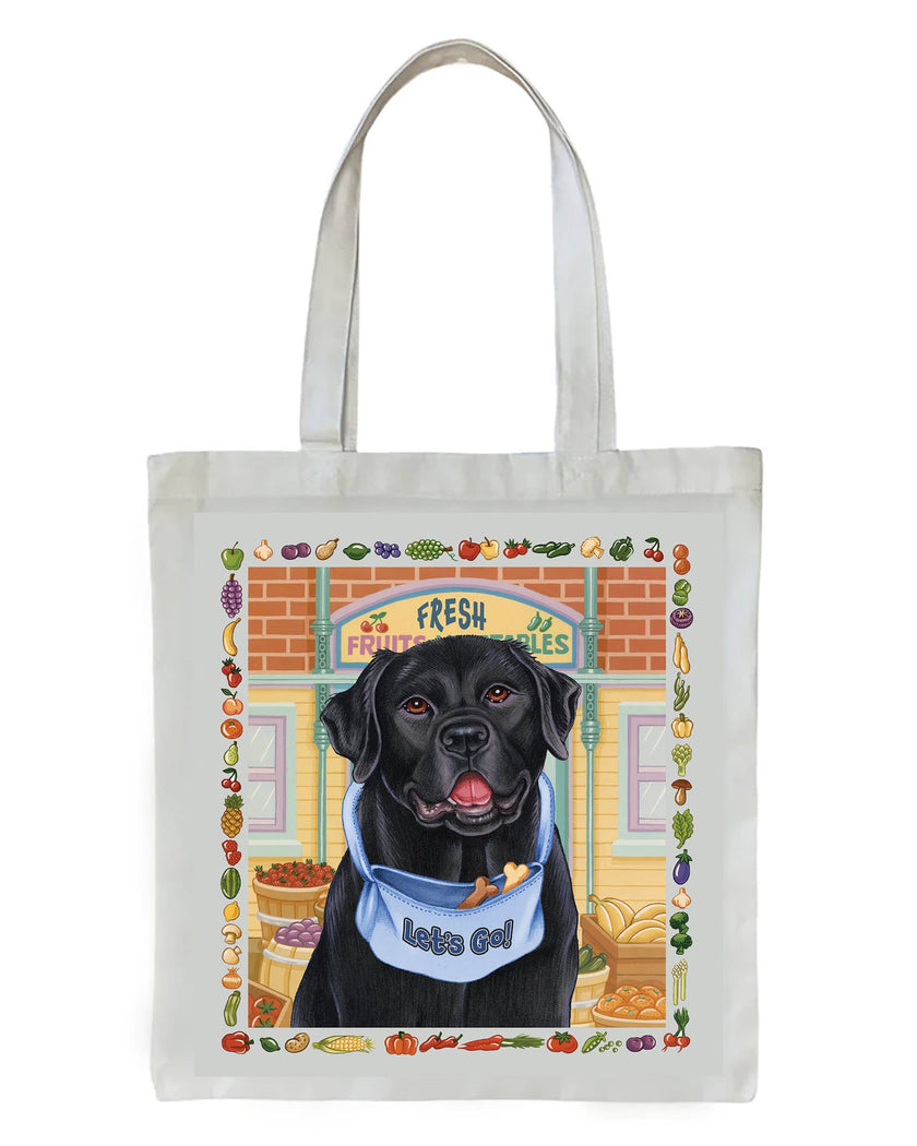 Black Labrador -   Dog Breed Tote Bag