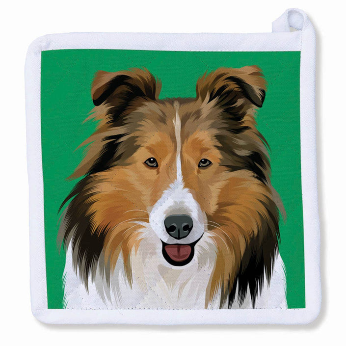 Shetland Sheephound Potholder