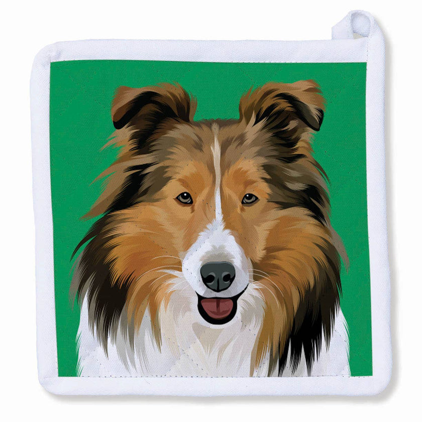 Shetland Sheephound Potholder