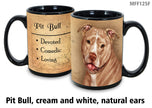 Pit Bull Cream/White Mug Coffee Cup