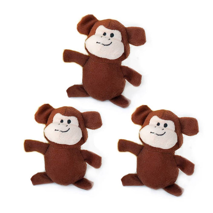 Dog Toy Monkey Miniz Plush Single Toy