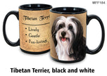 Tibetan Terrier Black/White Coffee Mug Cup