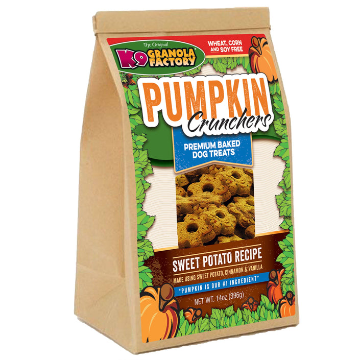 Pumpkin Crunchers, Sweet Potato Recipe Dog Treats, 14oz