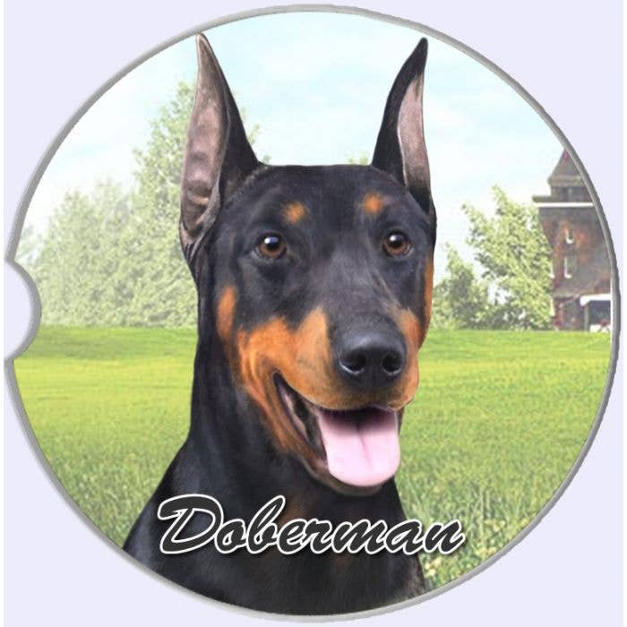 Doberman Car Coaster