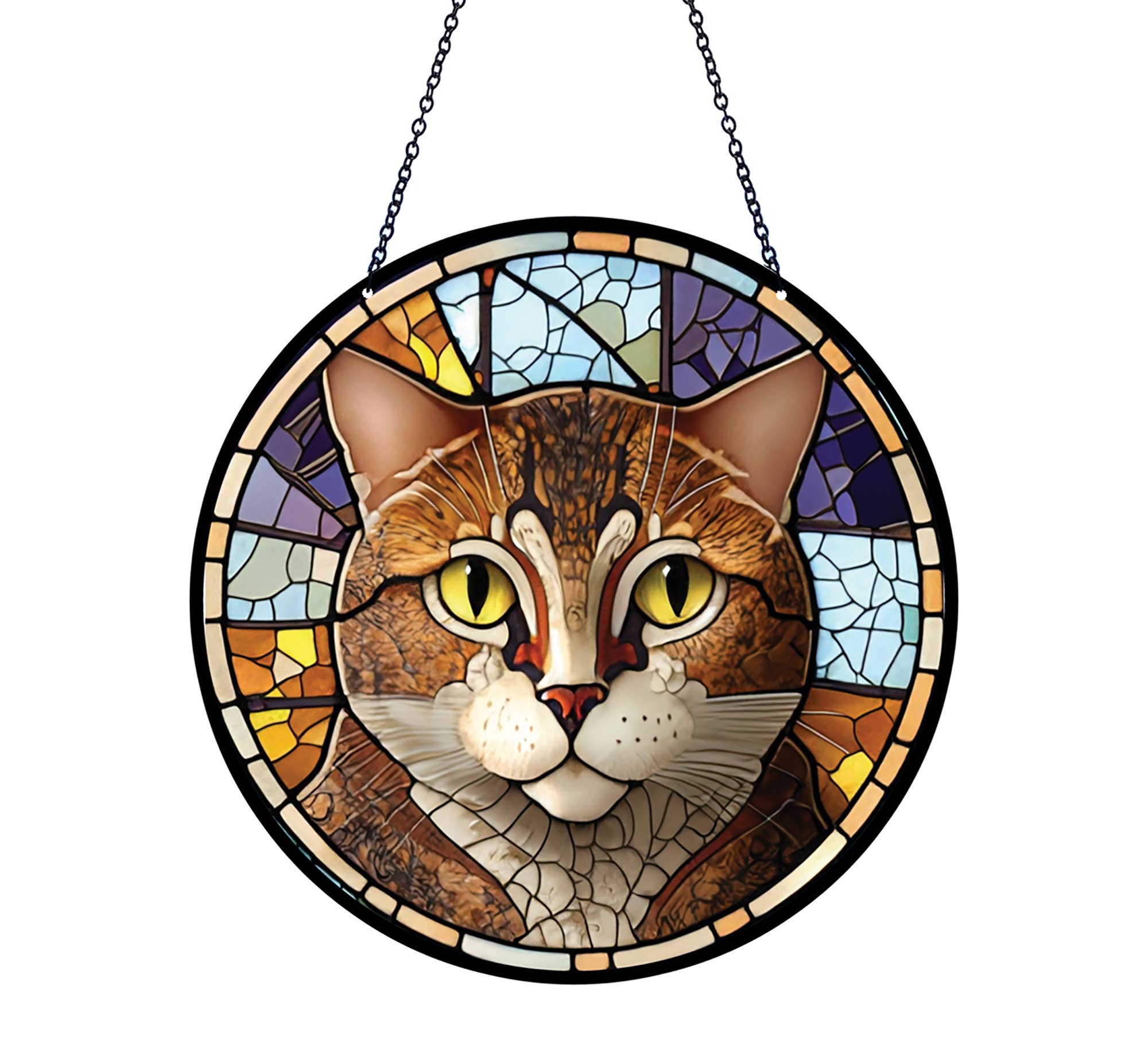 Cat Suncatcher with Chain