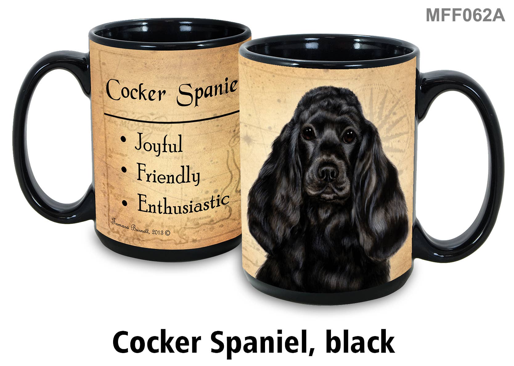 Cocker Spaniel Black Mug Coffee Cup