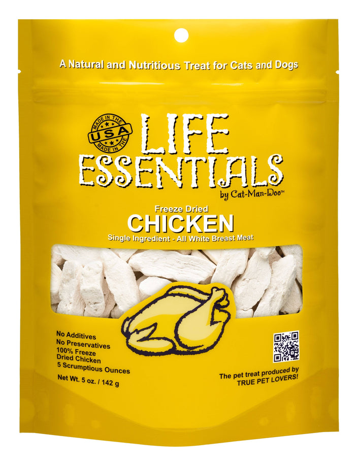 Life Essentials by Cat-Man-Doo Freeze Dried Chicken Strips - 5oz