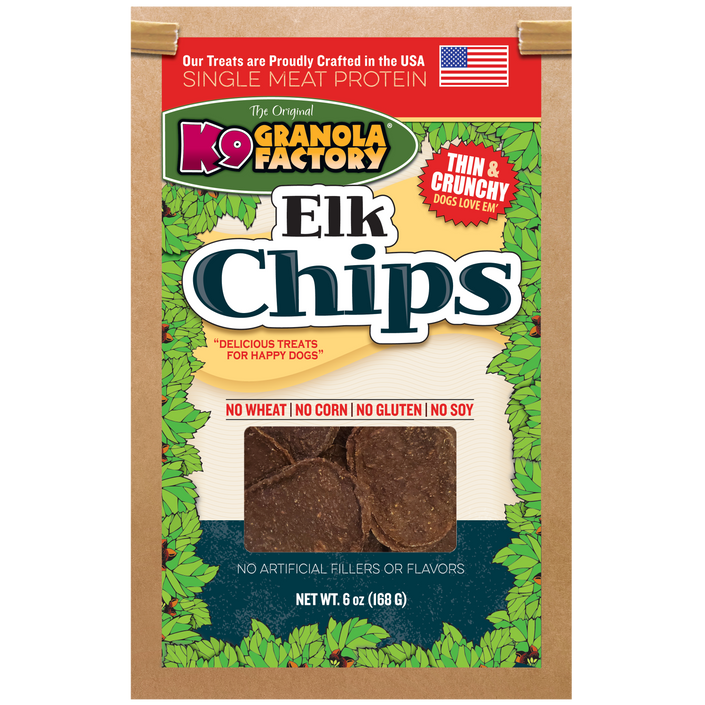 Chip Collection Single Meat Protein Elk Chips 6oz