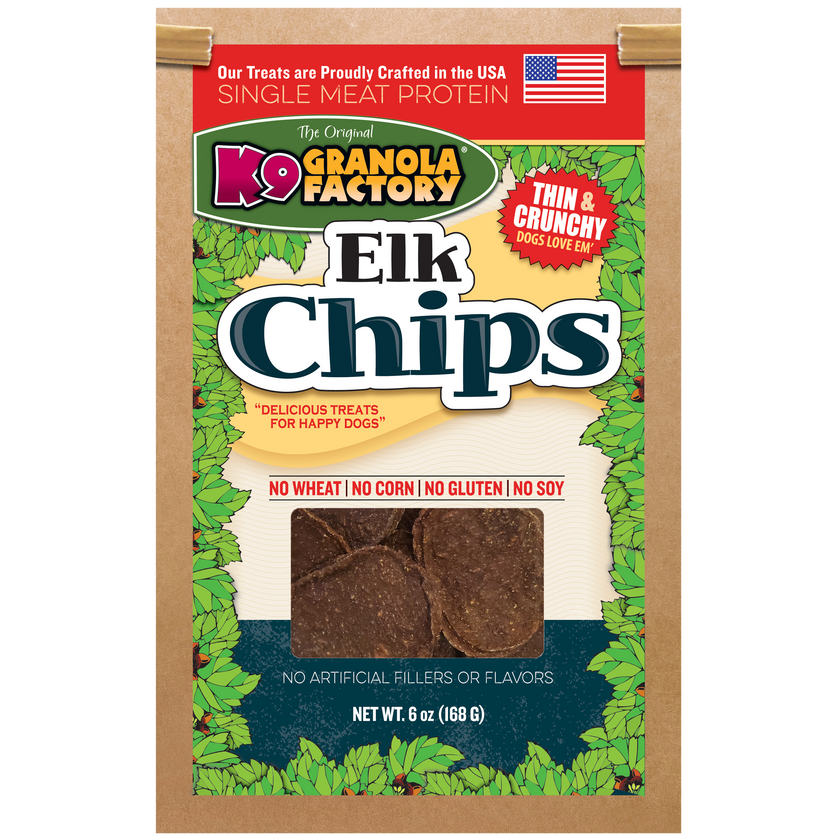 Chip Collection Single Meat Protein Elk Chips 6oz