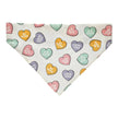 Pearhead Conversation Hearts Dog Bandana, M/L